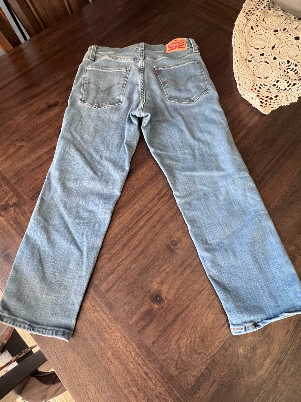 Levi's 311 Shaping Skinny Capri Jeans in Light Blue